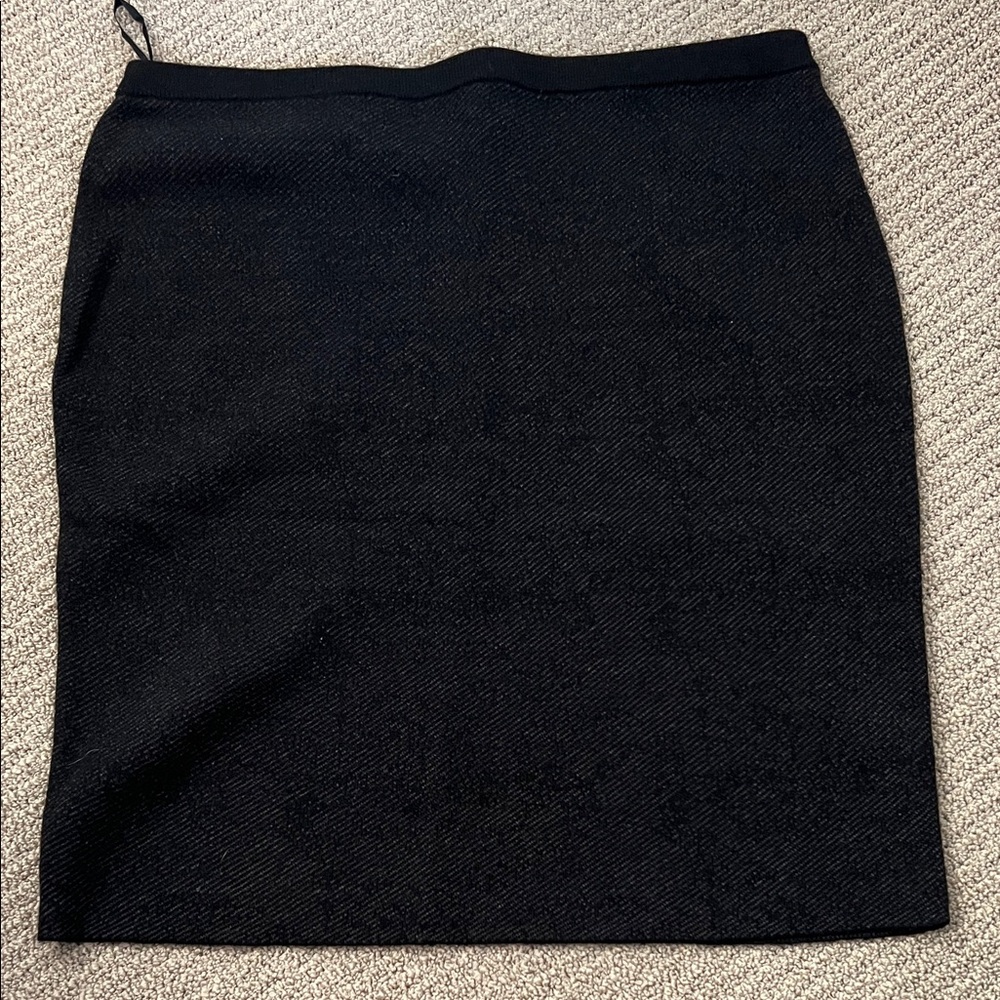 Eileen Fisher Classic Black Pencil Skirt